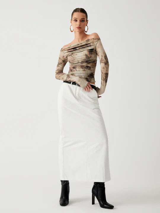 Estrella - Crop Top Terracota