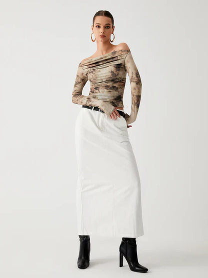 Estrella - Crop Top Terracota