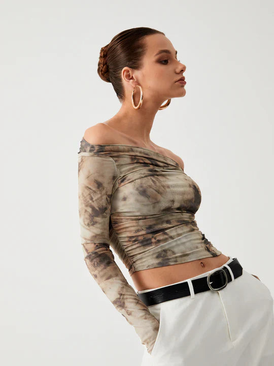Estrella - Crop Top Terracota