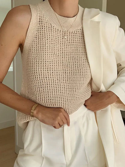 Inés - Chaleco de Punto