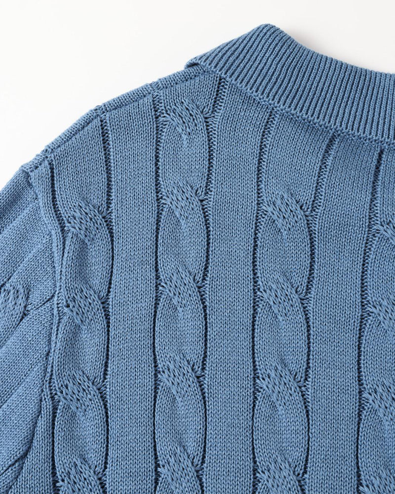 Florence - Polo de punto trenzado