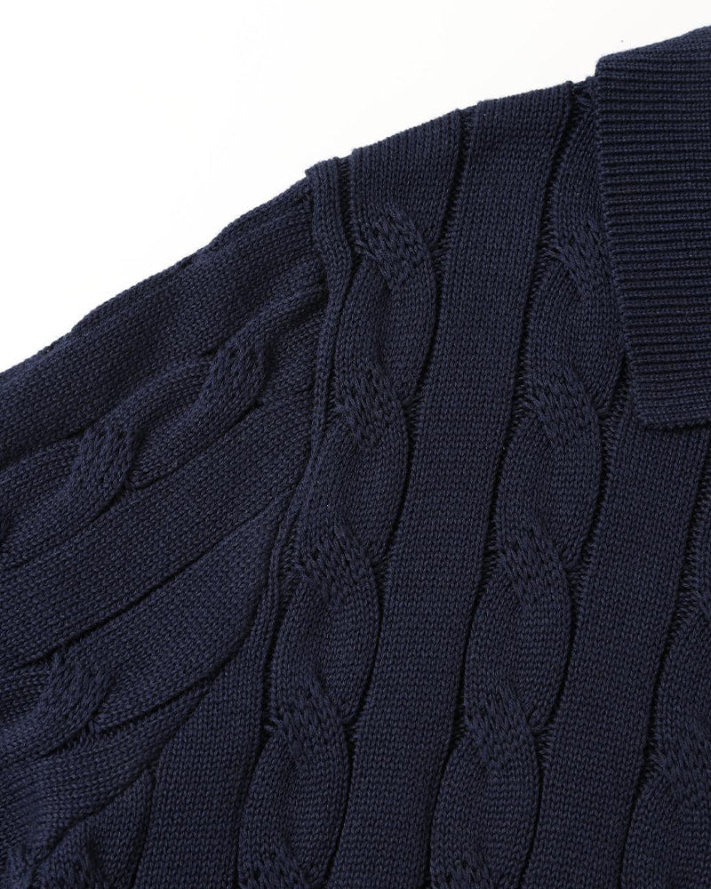 Florence - Polo de punto trenzado