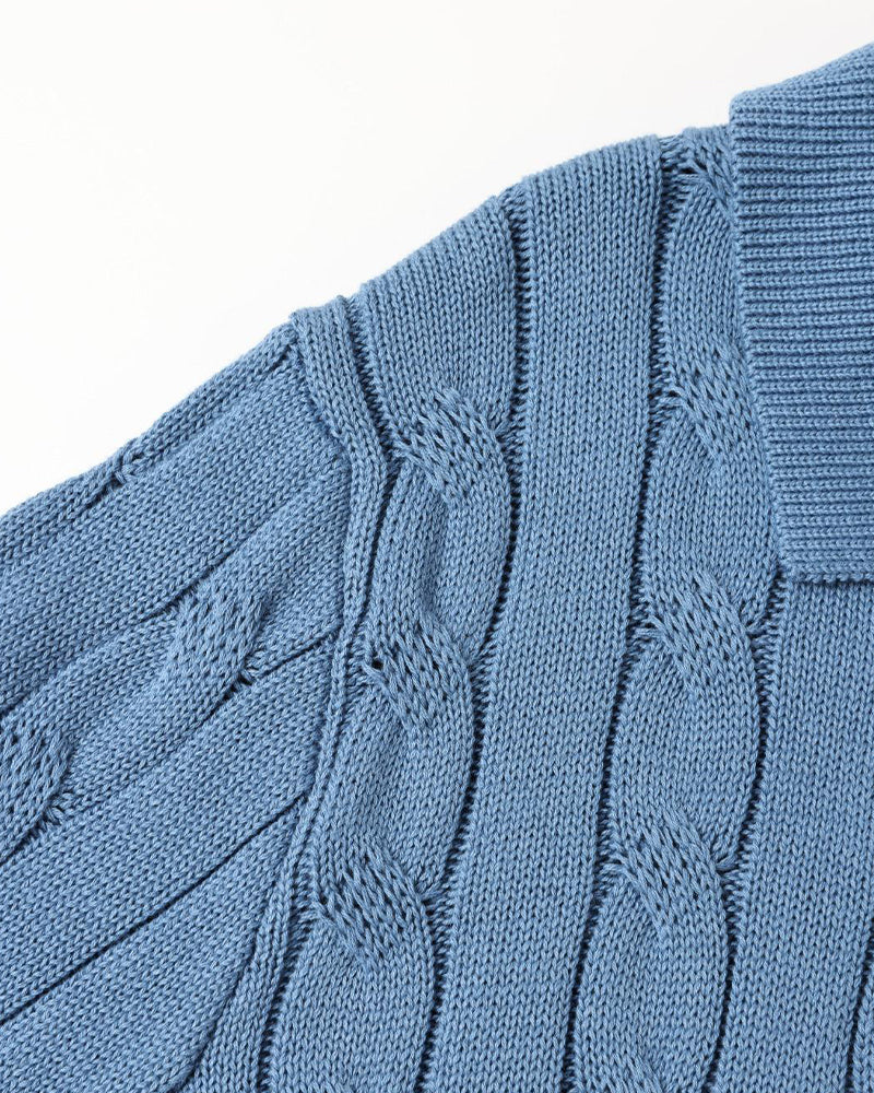 Florence - Polo de punto trenzado