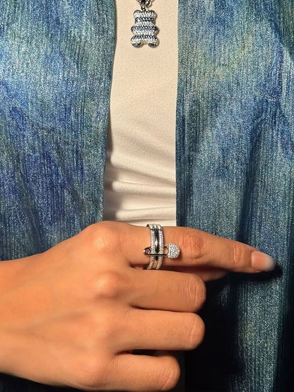 Alelí - Anillo Alfiler